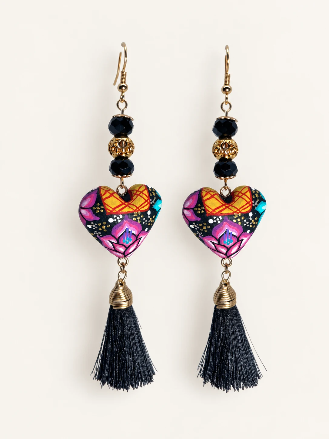 Aretes Corazón Alebrije